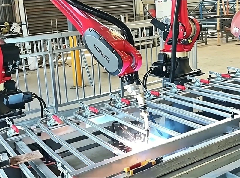 Welding of Aluminum Alloy Guardrails Welding of Aluminum Alloy Guardrails